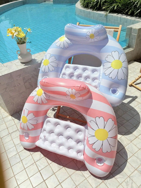 Daisy U-Shaped Inflatable Lounge Float